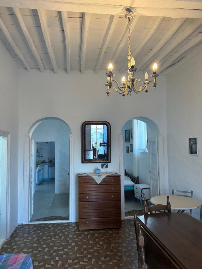 Cycladic House With Amazing View In Potamia Village Dio Choria 외부 사진